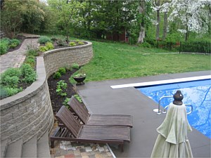 Retaining Wall & Landscpape